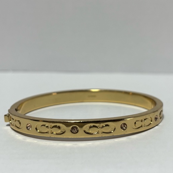 Coach Signature Hinged Bangle - Picture 6 of 6